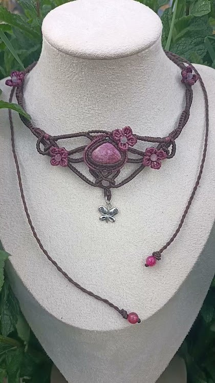 Collier Elyra - Lunestya Macramé