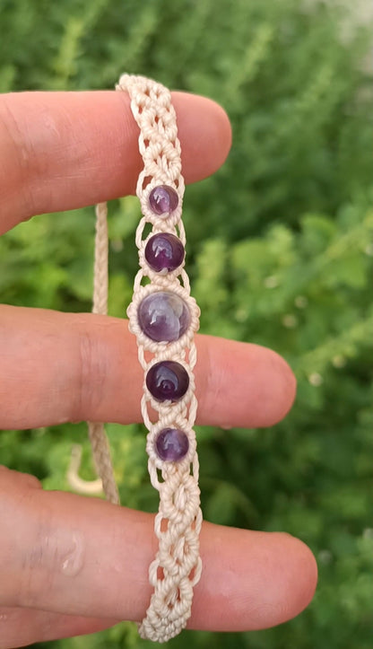 Bracelet-choker Alana - Lunestya Macramé