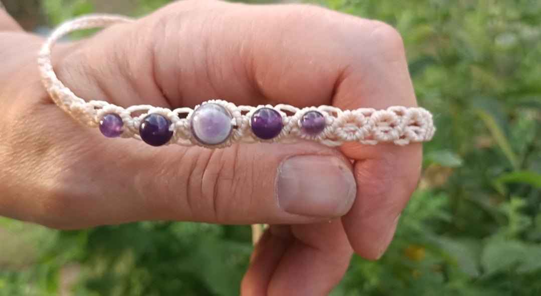 Bracelet-choker Alana - Lunestya Macramé