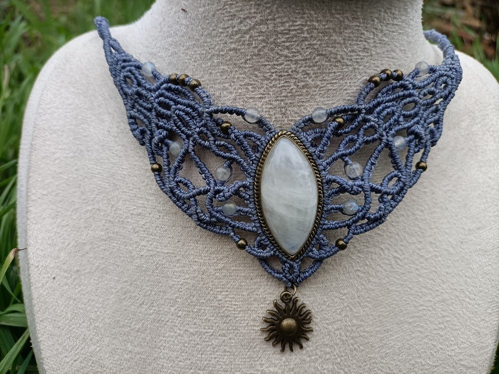 Collier Athéna - Lunestya Macramé