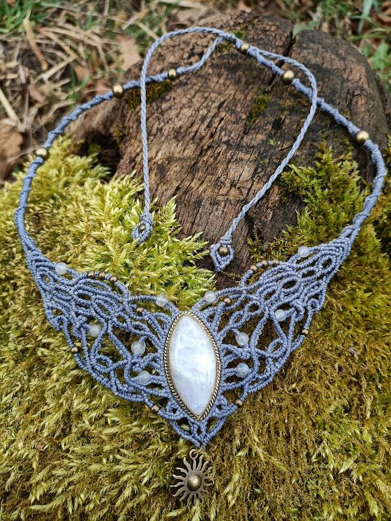 Collier Athéna - Lunestya Macramé