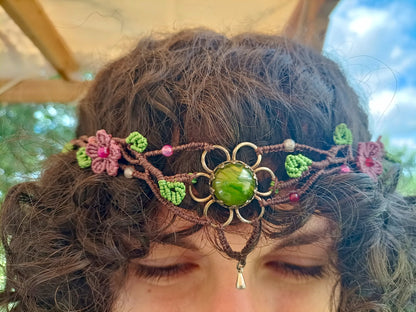 Collier Flora - Lunestya Macramé