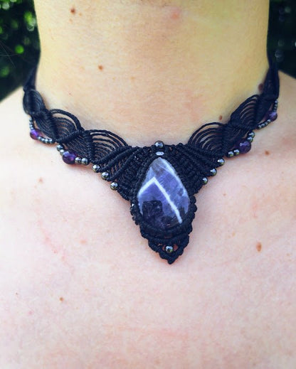 Collier Gaïa - Lunestya Macramé