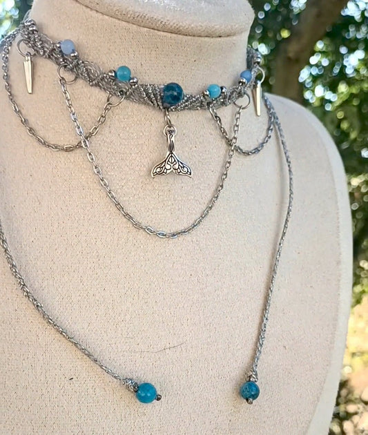 Collier Naïade - Lunestya Macramé