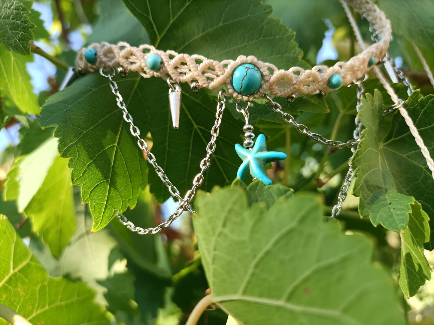Collier Neptune - Lunestya Macramé