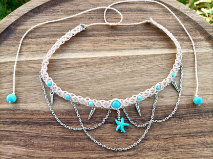 Collier Neptune - Lunestya Macramé