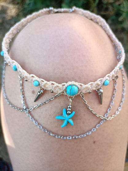 Collier Neptune - Lunestya Macramé