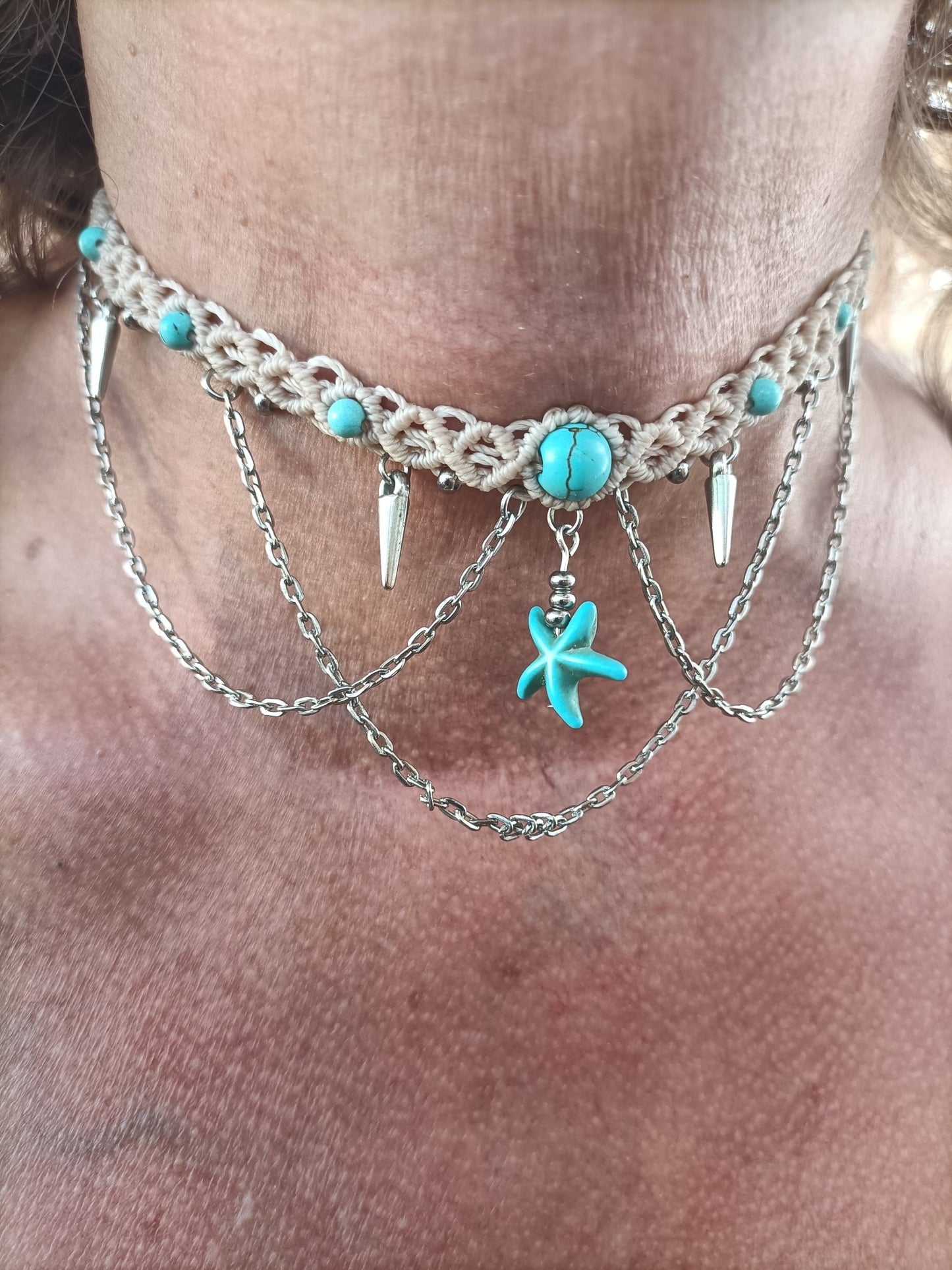 Collier Neptune - Lunestya Macramé