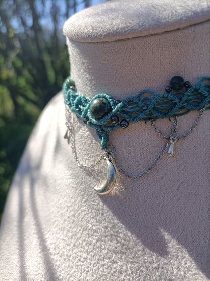 Collier Zig - zag Artemis - Lunestya Macramé