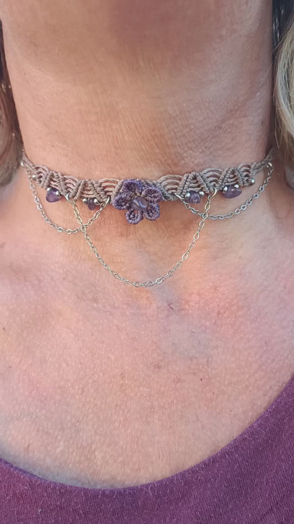 Collier Choker "AURA"