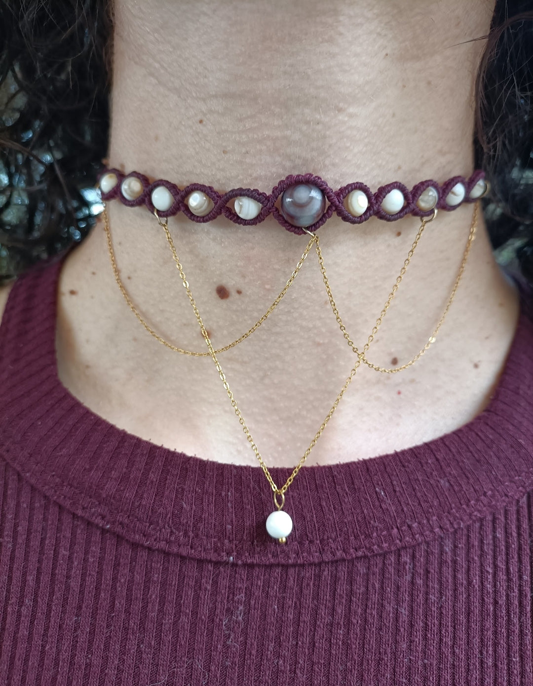 Collier Choker "AGATHA"