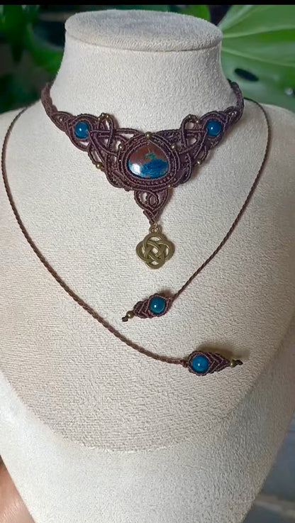 Collier Plastron "CHRYSOLIA"