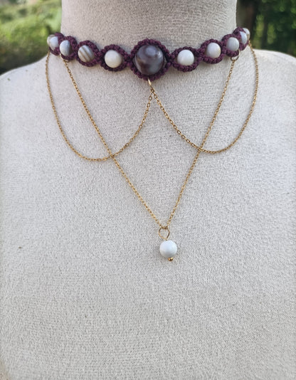 Collier Choker "AGATHA"