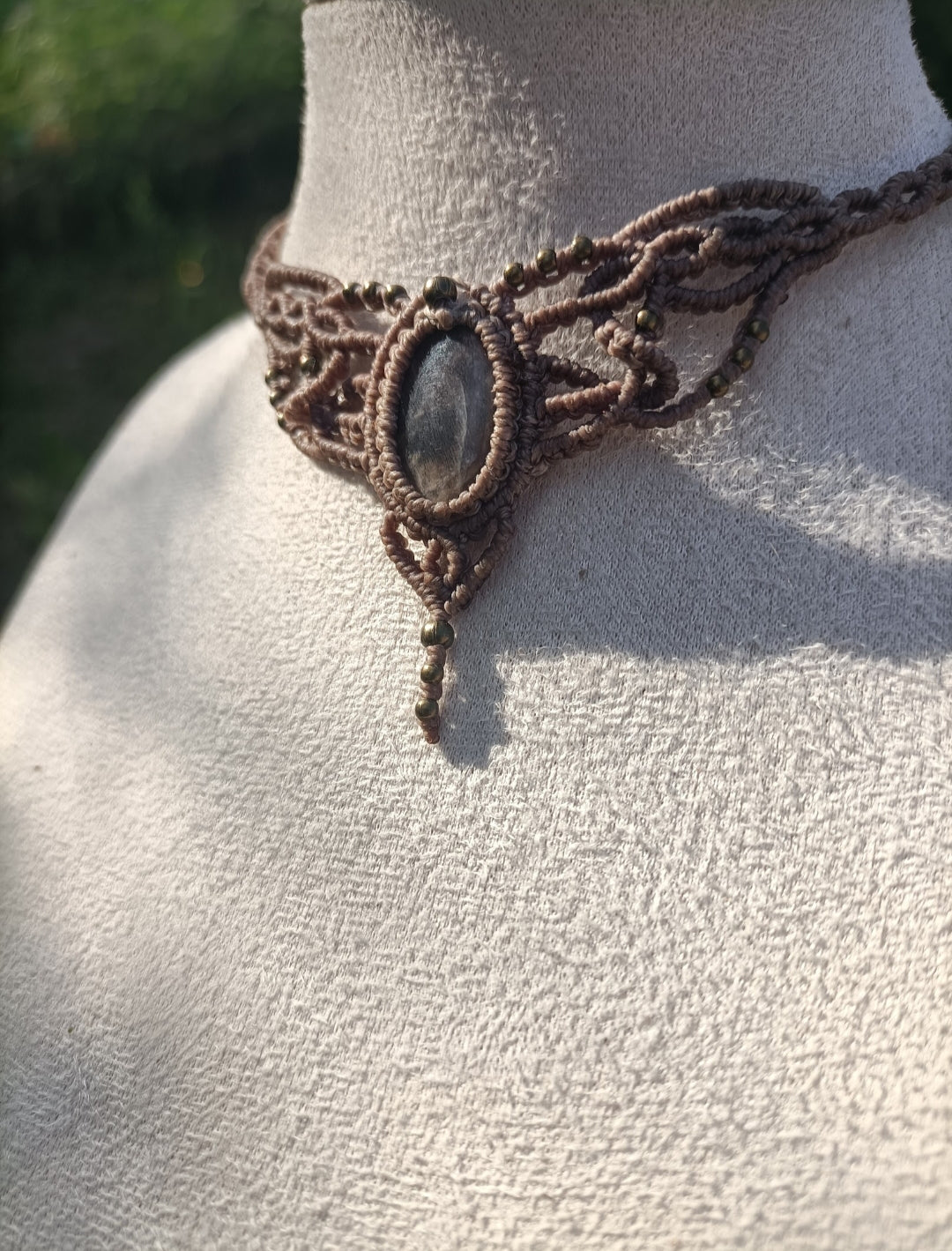 Collier Choker "OBSIDIA"