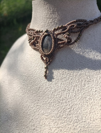 Collier Choker "OBSIDIA"