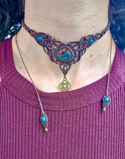 Collier Plastron "CHRYSOLIA"