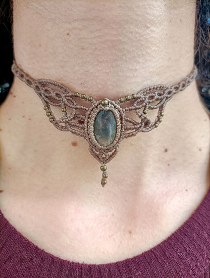 Collier Choker "OBSIDIA"