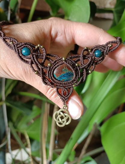Collier Plastron "CHRYSOLIA"