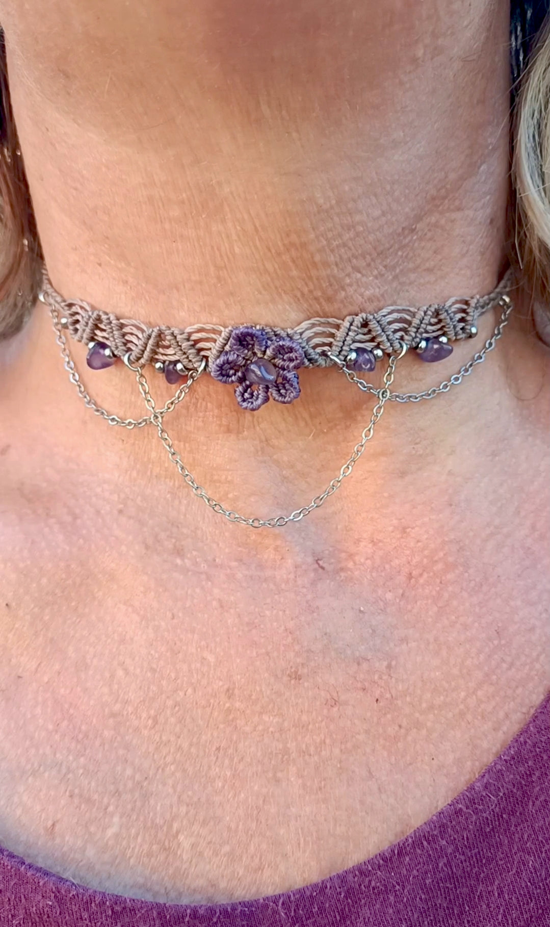 Collier Choker "AURA"